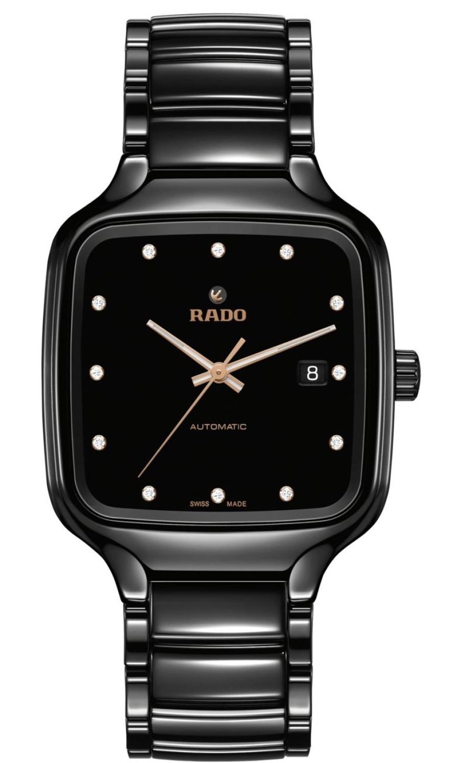 Men Rado Lifestyle | True Square Automatic Diamonds Dark