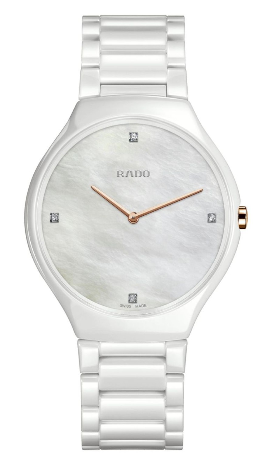 Women Rado Lifestyle | True Round Thinline Diamonds Light