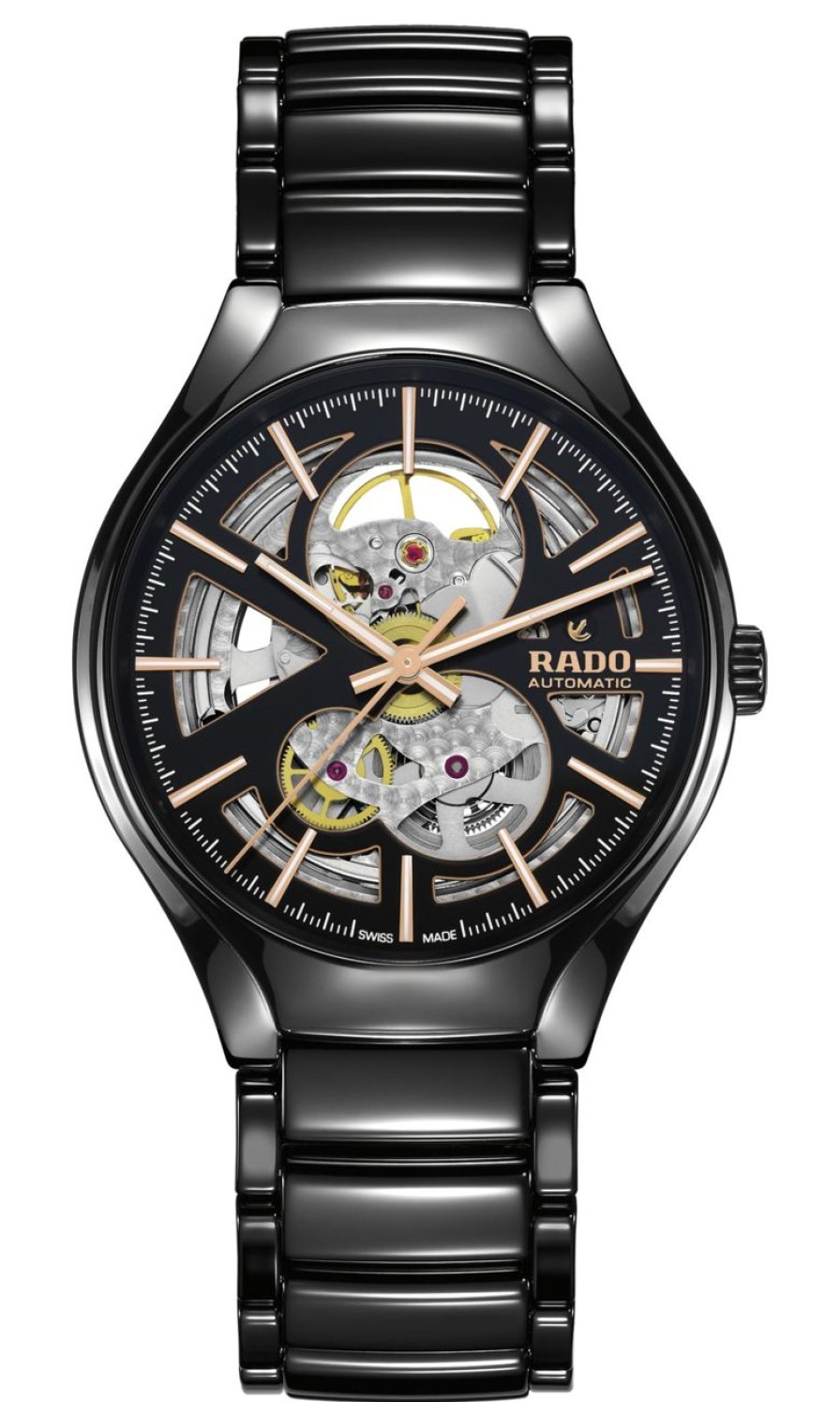 Men Rado | True Round Automatic Open Heart Dark