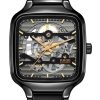 Men Rado Square | True Square Automatic Skeleton Dark