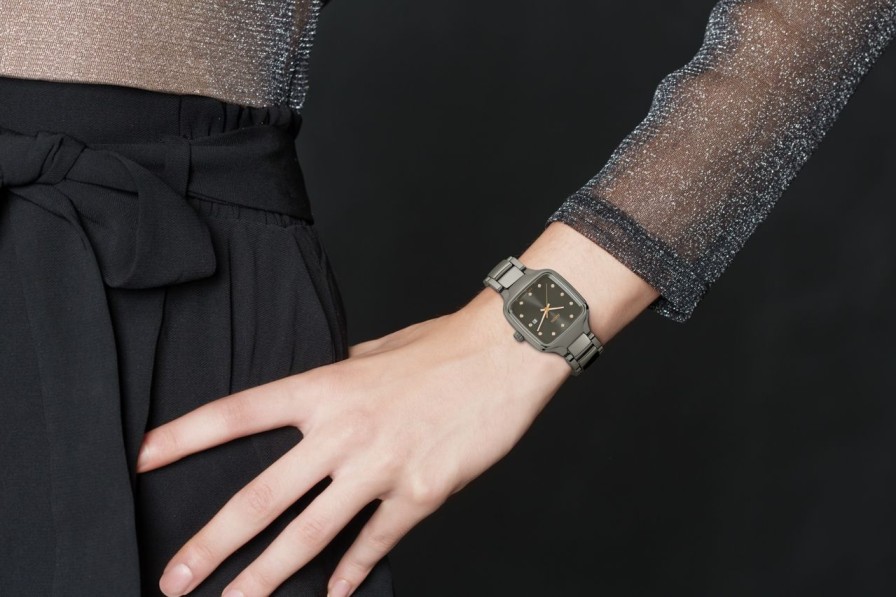 Women Rado Lifestyle | True Square Diamonds Dark