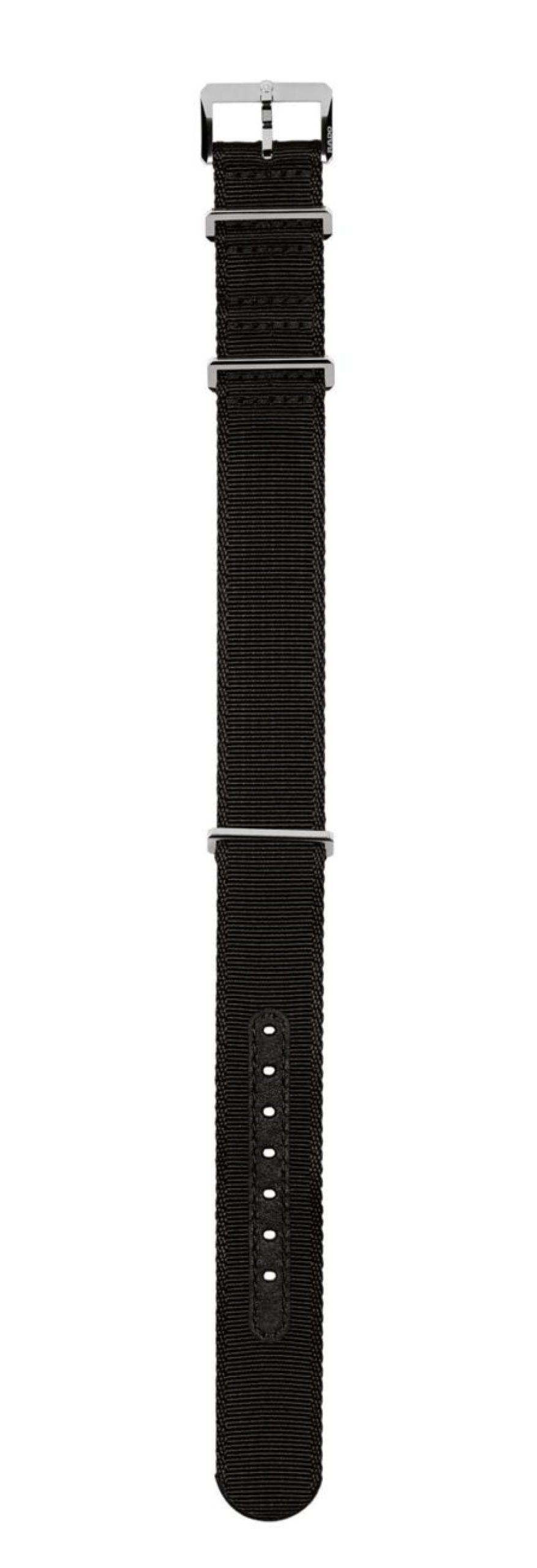 Men Rado | Black Textile Strap