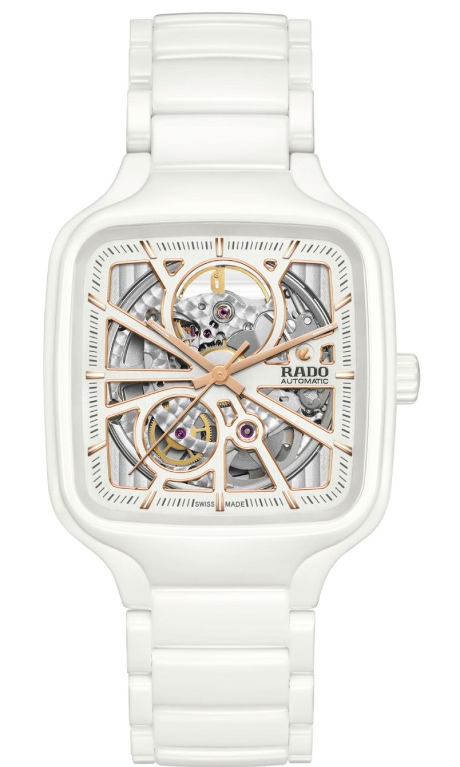 Men Rado Square | True Square Automatic Open Heart Light