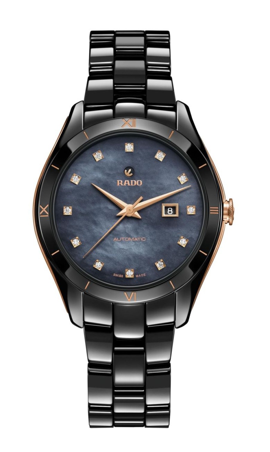 Women Rado Diamonds | Hyperchrome Automatic Diamonds Dark