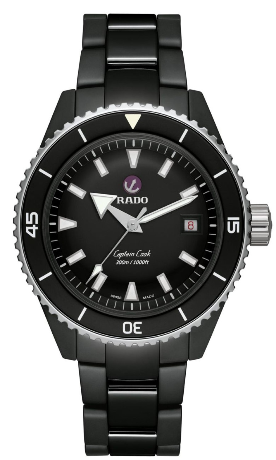 Men Rado Sport & Diver | Captain Cook High-Tech Ceramic Diver Dark