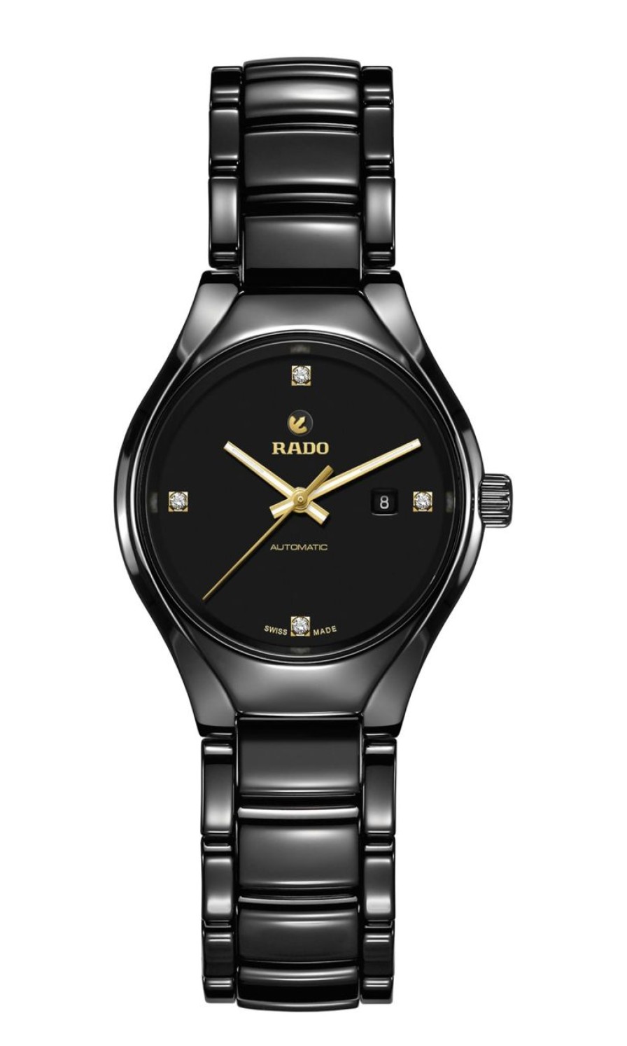 Women Rado Lifestyle | True Round Automatic Diamonds Dark