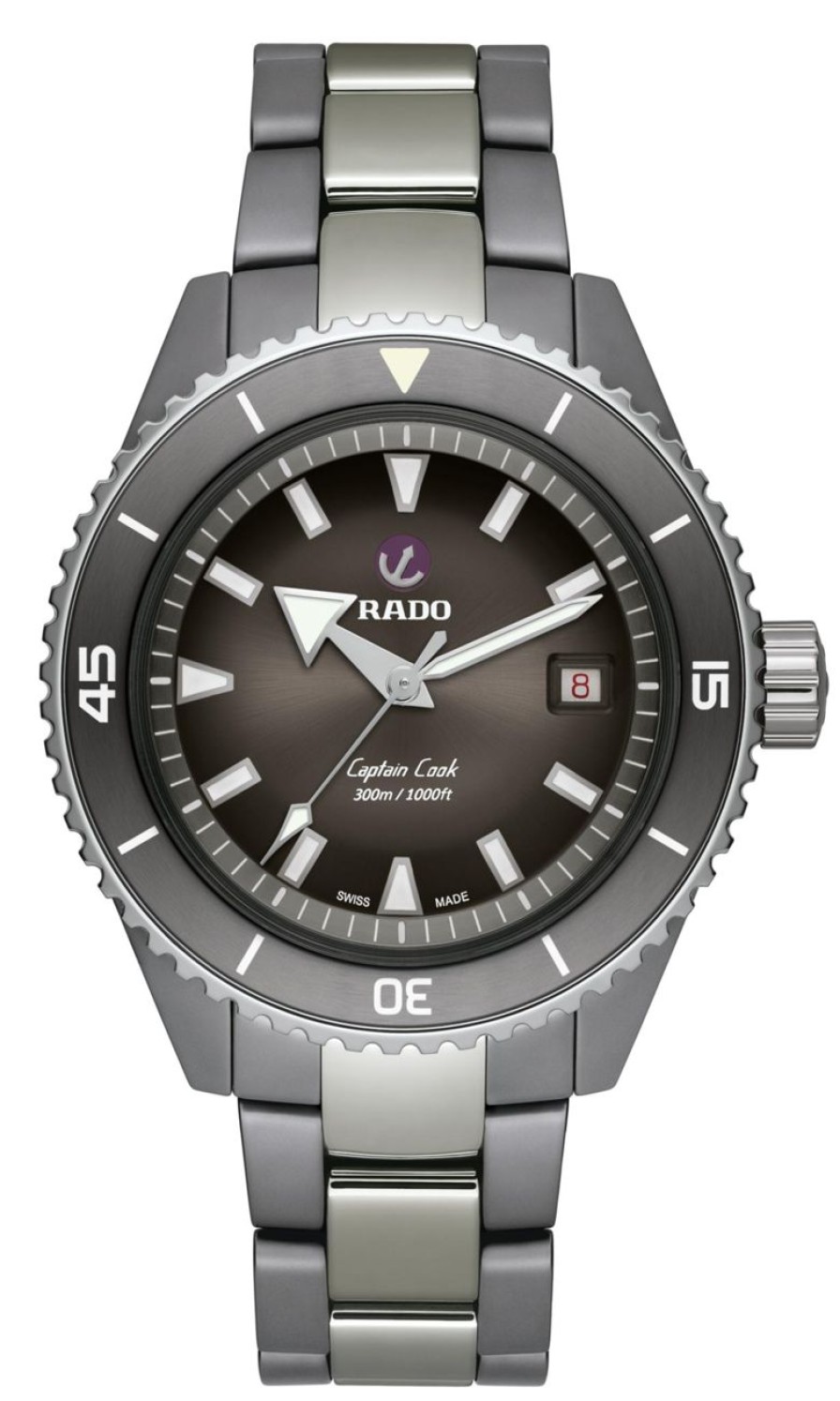 Men Rado Sport & Diver | Captain Cook High-Tech Ceramic Diver Dark