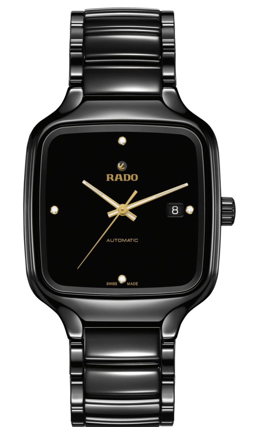 Men Rado Lifestyle | True Square Automatic Diamonds Dark