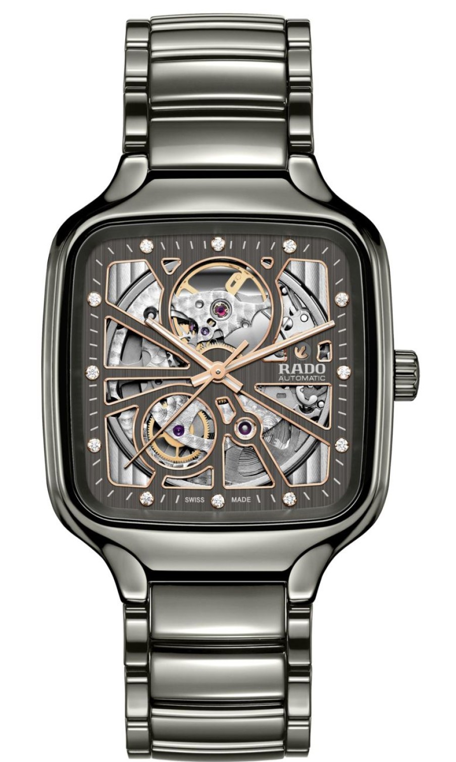 Men Rado Square | True Square Automatic Open Heart