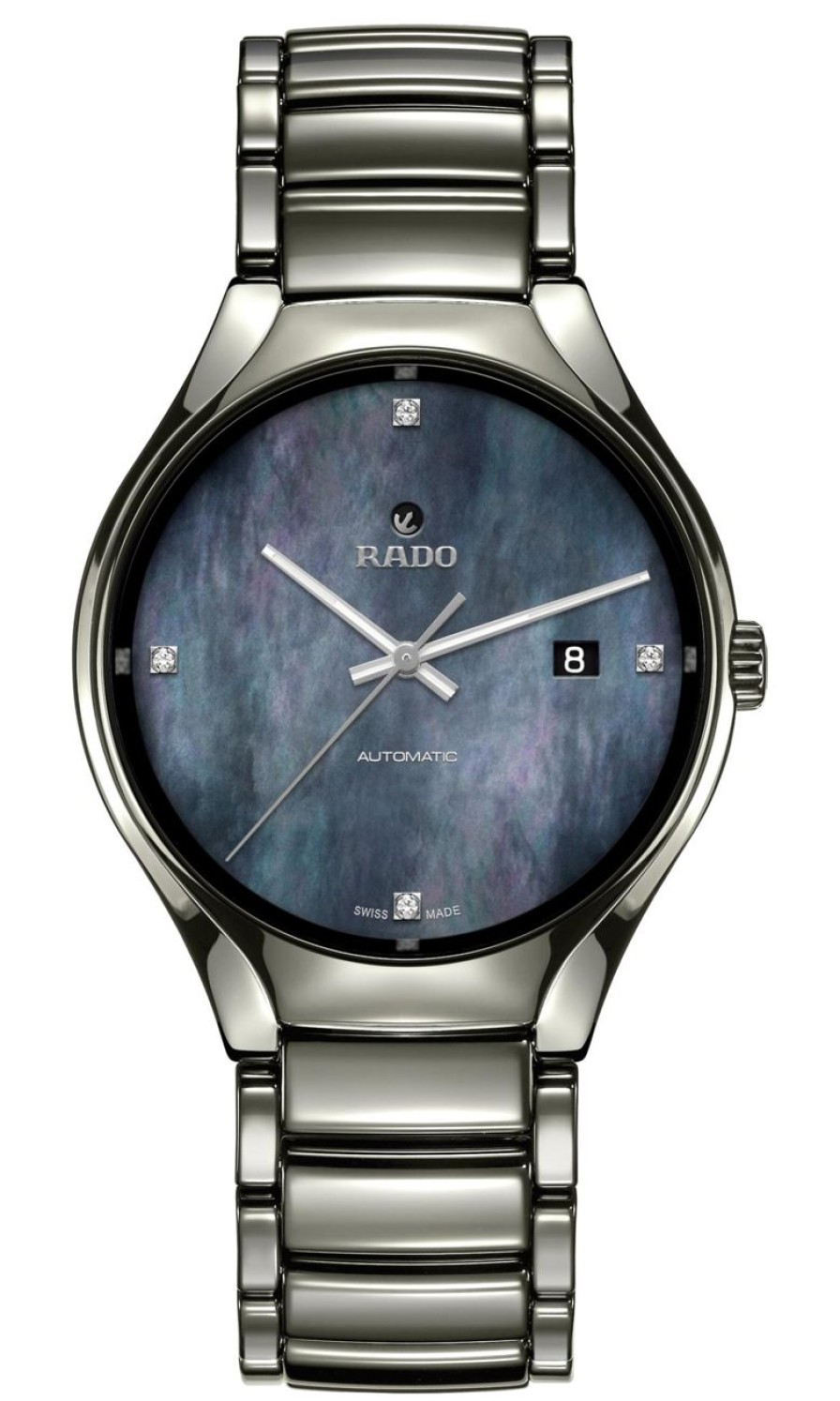 Men Rado Lifestyle | True Round Automatic Diamonds Dark