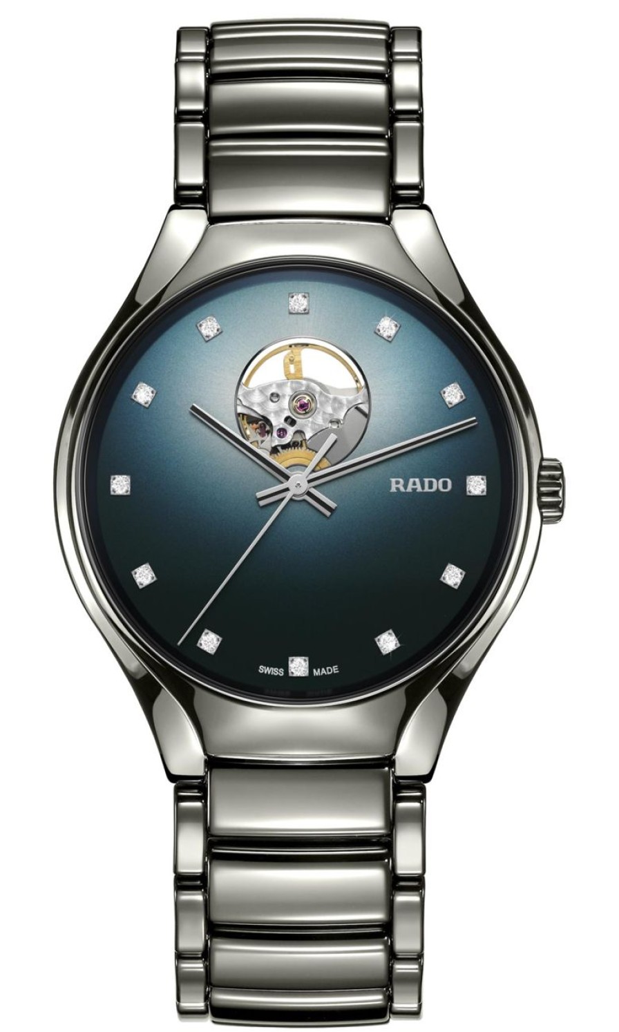 Men Rado Lifestyle | True Round Secret Diamonds Dark