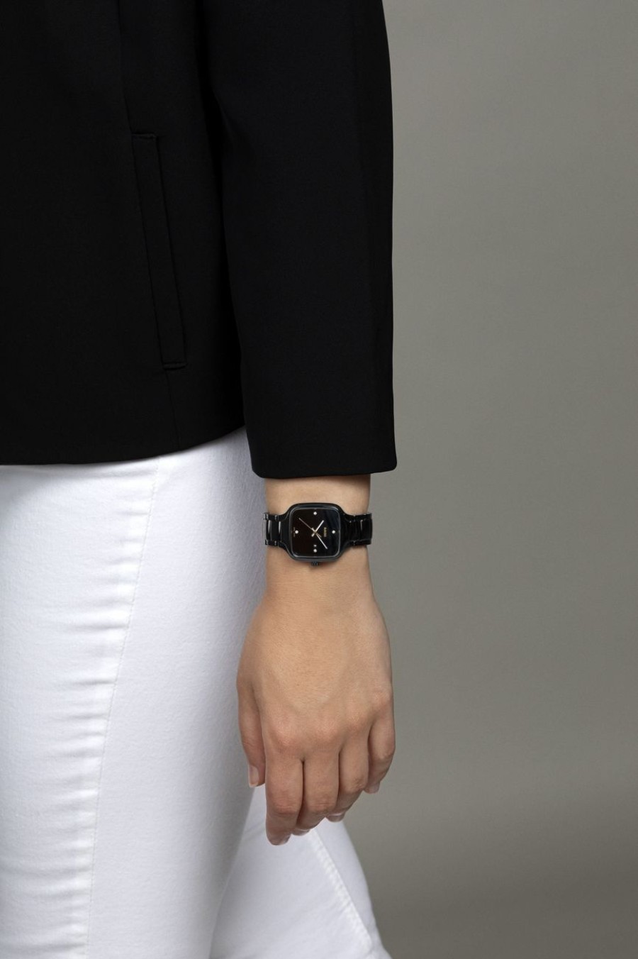 Women Rado Lifestyle | True Square Diamonds Dark