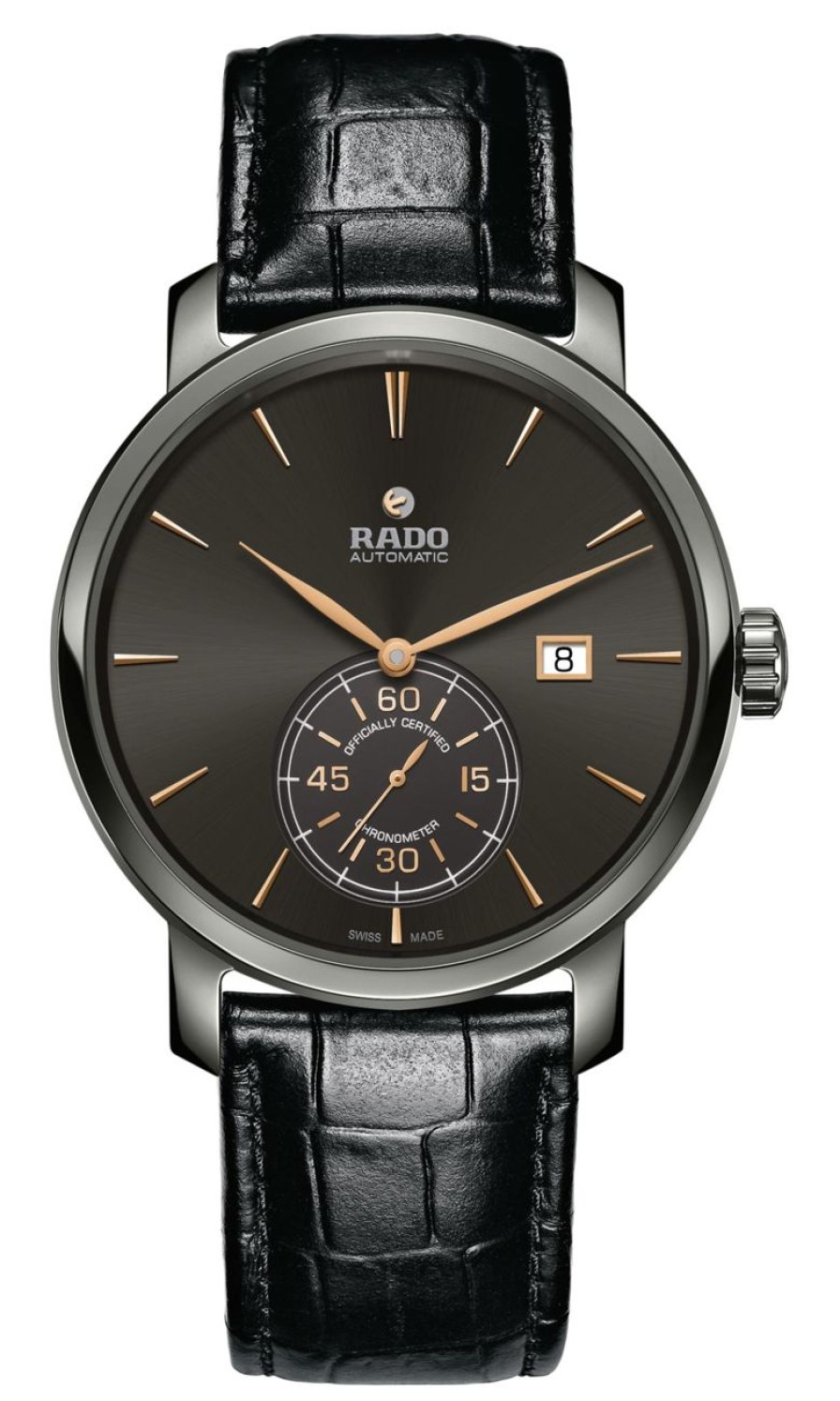 Men Rado Lifestyle | Diamaster Automatic Petite Seconde Dark