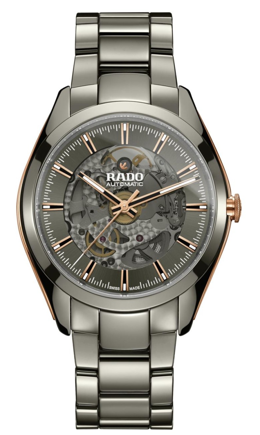 Men Rado | Hyperchrome Automatic Open Heart Dark