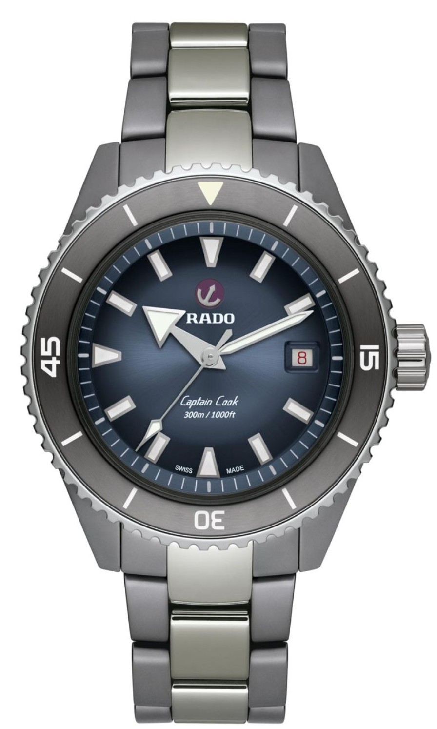 Men Rado Sport & Diver | Captain Cook High-Tech Ceramic Diver Dark