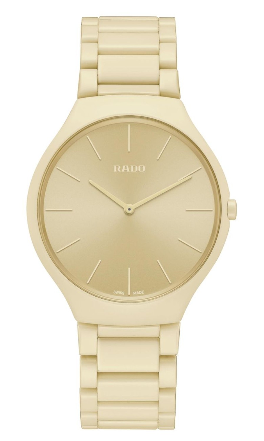 Men Rado Lifestyle | True Round Thinline Les Couleurs Le Corbusier Cream White 32001 Coloured