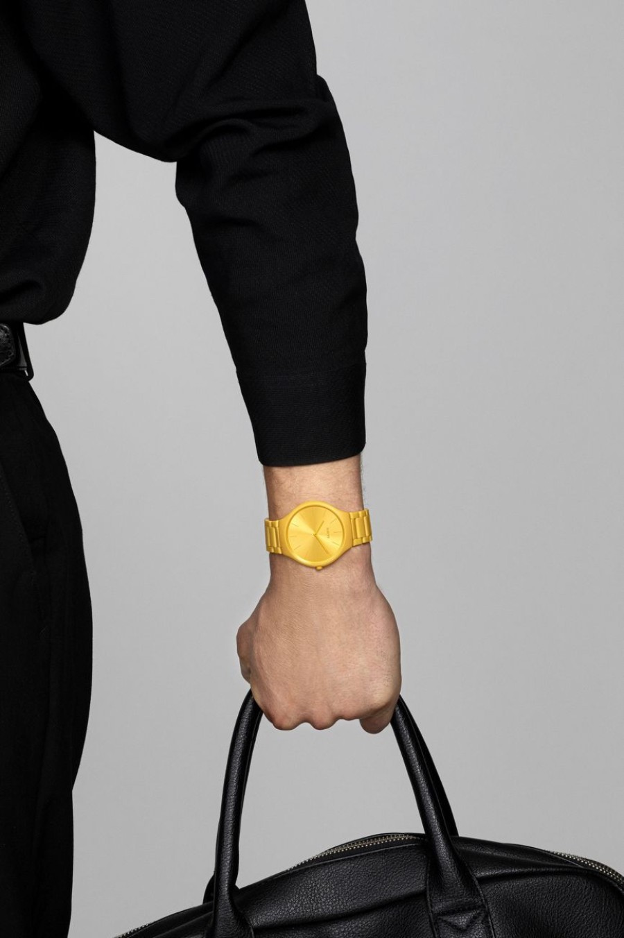 Men Rado Lifestyle | True Round Thinline Les Couleurs Le Corbusier Sunshine Yellow 4320W Coloured