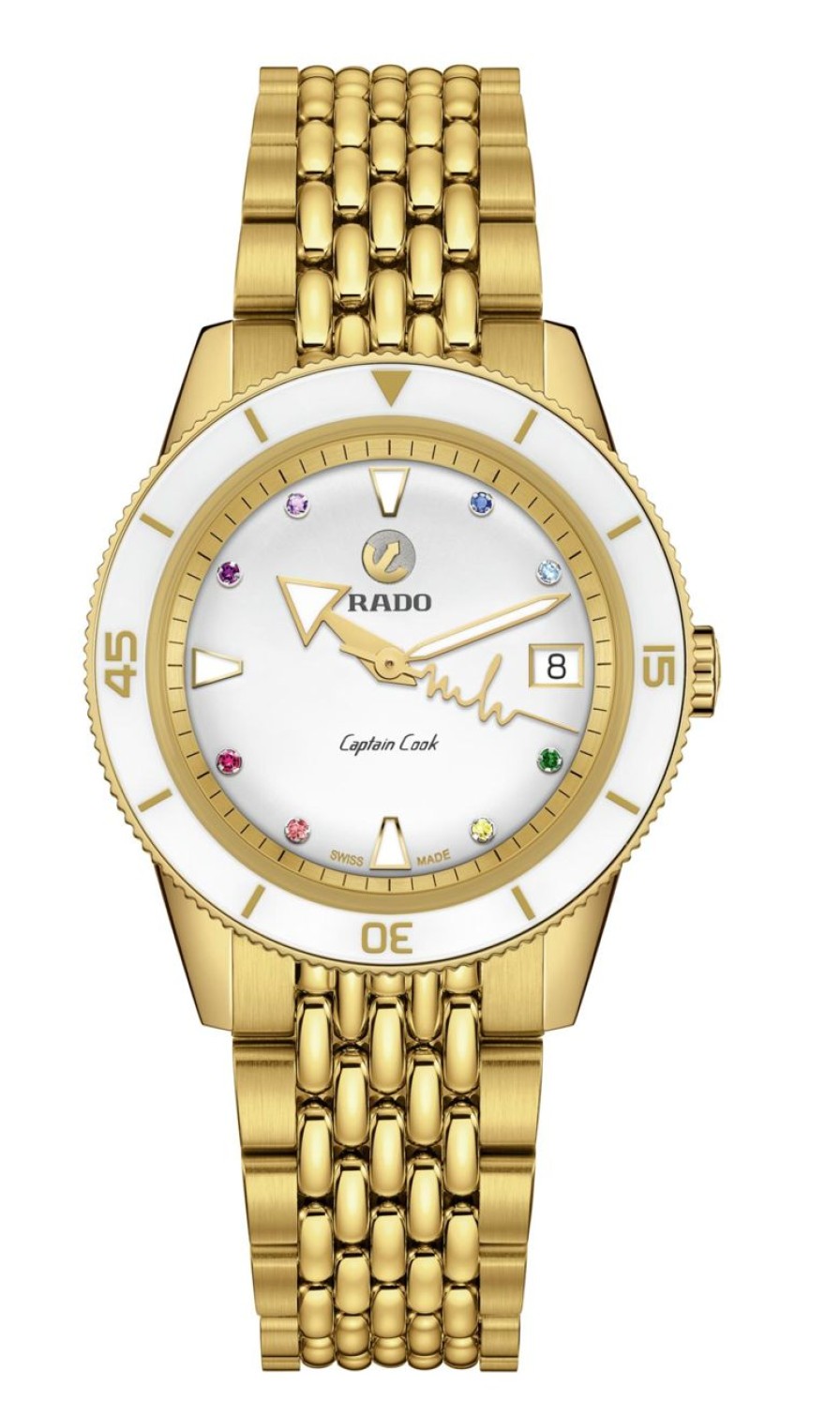 Women Rado Designer | Captain Cook X Marina Hoermanseder Heartbeat Coloured