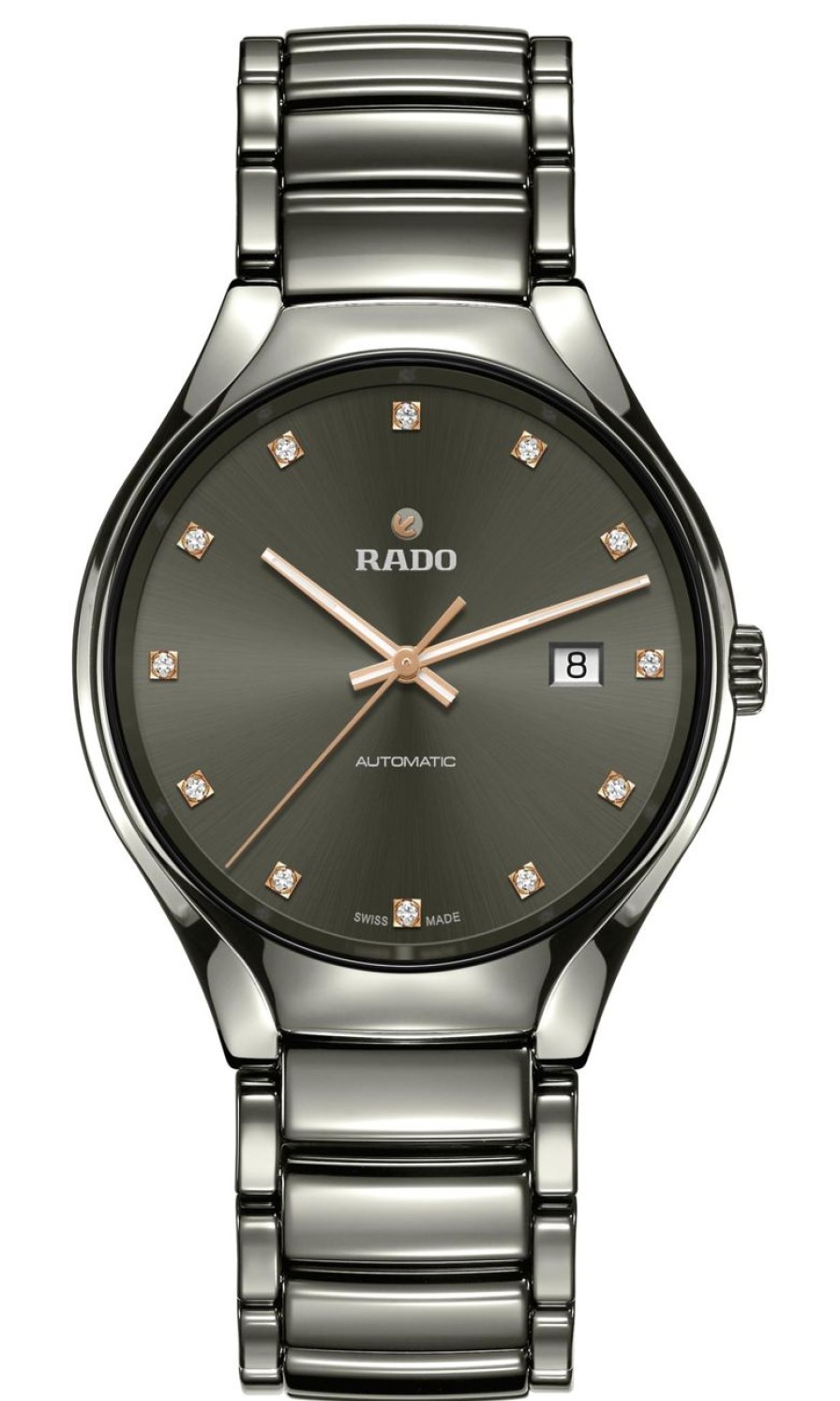 Men Rado Lifestyle | True Round Automatic Diamonds Dark